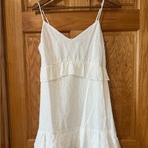 Trixxi White Spaghetti Strap Dress
